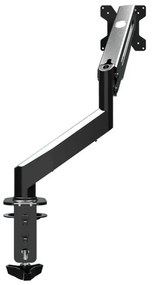 Suport monitor Esperanza ERW019, 17"-27", Pentru 1 monitor, Mecanism cu arc, VESA 75/100 mm, Pana la 6 kg, Negru