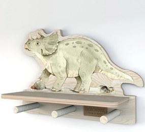 Raft de perete motiv dinozaur Dekornik
