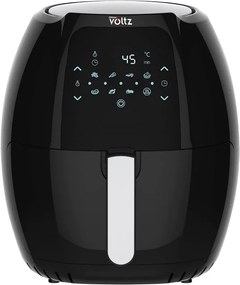 La mâna a doua: Friteuza cu aer cald Oliver Voltz OV51980F, 1800W, 7.7 L, 8 programe, Timer, Negru