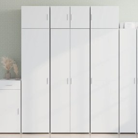 vidaXL Dulap înalt, alb, 70x42,5x185 cm, lemn prelucrat