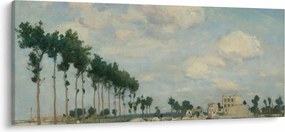 Tablou - Johan Barthold Jongkind, The Towpath, reproducere (120x50 cm)