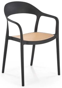 Scaun de bucătărie Ruby, maro / negru