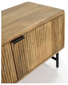 Comodă TV în culoare naturală din lemn de mango 145x50x40 cm Mundra – MOME