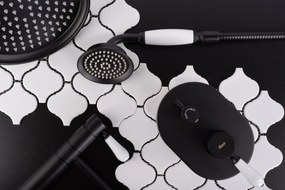 Baterie pentru baie Rea Serra Brush Gold high