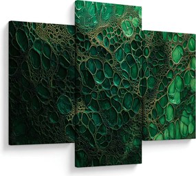Tablou - Imagine microscopică verde (90x60 cm)