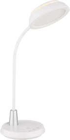 Globo 58496W - Lampă de birou tactilă LED reglabilă KIRK LED/12W/230V albă