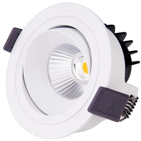 Spot LED directionabil, incastrabil tavan fals / plafon IP32 HIDEN alb H0109 MX