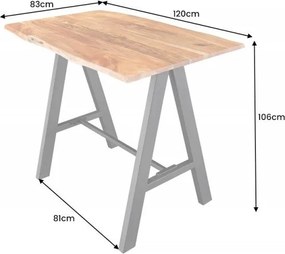 Masa de bar design industrial vintage Mammut 120cm, salcam