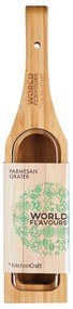 Răzătoare din bambus pentru parmezan Kitchen Craft Italia