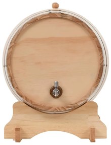 Butoi de vin cu robinet, 35 L, lemn masiv de pin 35 l