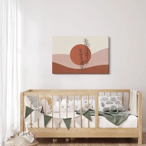 Tablou - Boho frunze N⁰1 (90x60 cm)