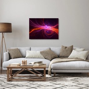 Tablou pe sticlă cu abstracțiune modernă (70x50 cm)