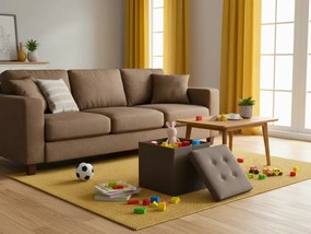 Taburet pliabil maro ZAREX VELVET L