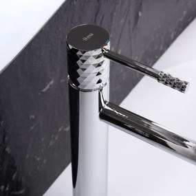 Baterie pentru lavoar Rea Lungo Diamond Crom