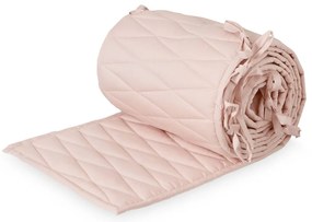 Apărătoare pentru pătuț roz deschis din bumbac organic 365 cm Blossom Pink – Cam Cam Copenhagen