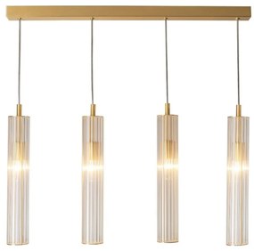 Lustra cu 4 pendule design modern ARIA alama periata