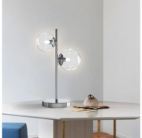 ONLI - Lampă de masă KIMBERLY 2xG9/6W/230V 40 cm crom lucios