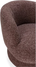 Fotoliu mov/maro pivotant Dali – MOME