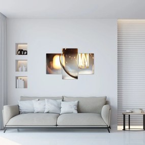 Tablou cu becul aprins (90x60 cm)