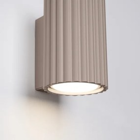 Brilagi - Aplică LED de perete CRESTO 1xGU10/10W/230V 10 cm taupe