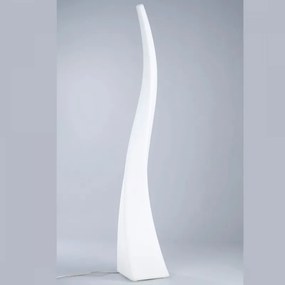 Lampa exterior modern alb pentru podea Flame M