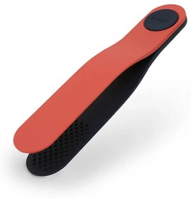 Cleste de bucatarie Trebonn Twist 1520212, 22 cm, Pana la 200°C, Rezistent la zgarieturi, Negru/Coral