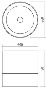 Redo 90628 - Spot LED de exterior SHAFT, 13W, 230V, IP65, maro