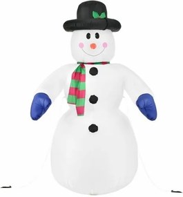 Omul de zăpadă gonflabil cu iluminare LED