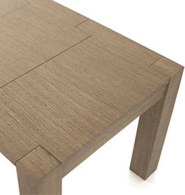 MASA FAVOLA - EXTENSIBILA FINISAJ STEJAR PERIAT - STEJAR SEPIA - 140 CM / 90 / H 77