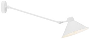 Aplica de perete reglabila design retro ALTEA alba