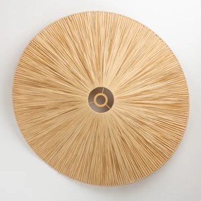 Brilagi - Lustră aplicată LED CERIA BOHO 1xE27/40W/230V, Ø 80 cm, rafie