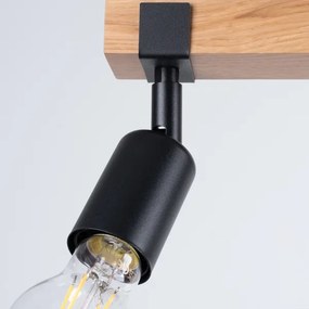 Spot Sollux SL.1297 ZUCA 3xE27/15W/230V negru