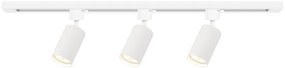 Spot pe șină TIGER, 3x GU10, 10 W pe bec, 230 V, alb