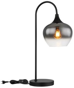 Veioza, lampa de masa design modern Maxy negru