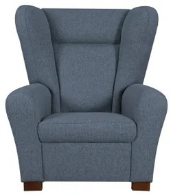 Fotoliu VIVA cu aripi, albastru