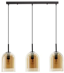 Lustra cu 3 pendule modern Velor champagne