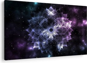Tablou - Mandala Lotus în spațiu (90x60 cm)
