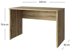 Masă PC Deloris  120 (Stejar navarra). 1052890