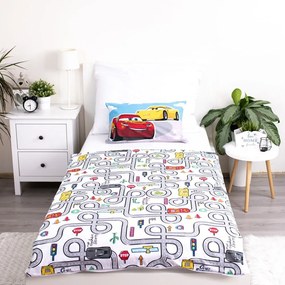 Lenjerie de pat pentru copii din bumbac pentru pătuț 100x135 cm Cars – Jerry Fabrics