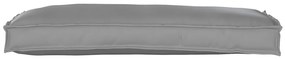 vidaXL Pernă pentru Palet pentru Bancă Gri 100x40x8 cm Material Oxford