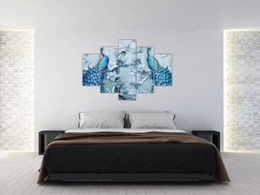 Tablou cu păuni (150x105 cm)