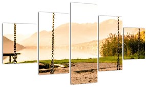 Tablou - balansoar în natură (125x70 cm), în 40 de alte dimensiuni noi