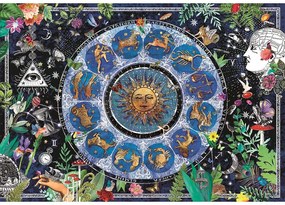 Colorat Chart Astrologie 1000 de piese Compact puzzle Clementoni