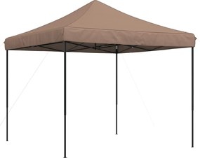 vidaXL Cort de petrecere pliabil Pop-Up, 292x292x315 cm, maro