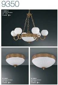 Candelabru clasic din alama 8+3 design italian 9350