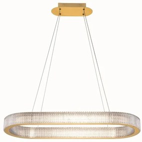 Lustra LED suspendata deosebita KLEPSIDRA, 90x30cm