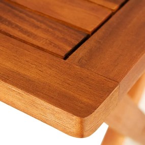 Set de mobilier SYDNEY, 3 piese, lemn natural