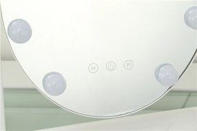 RESIGILAT Oglindă sistem iluminare LED cu 3 culori, Senzor Tactil, Luminozitate Reglabilă, Alb, GLAM 18