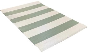 Covor de exterior, cu doua fete, 180x120 cm, verde-bej
