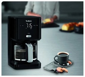 Cafetieră cu filtru negru Smart'n'light CM600810 – Tefal